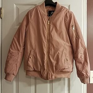Girls Pink Beverly Hills Polo Club Bomber Jacket